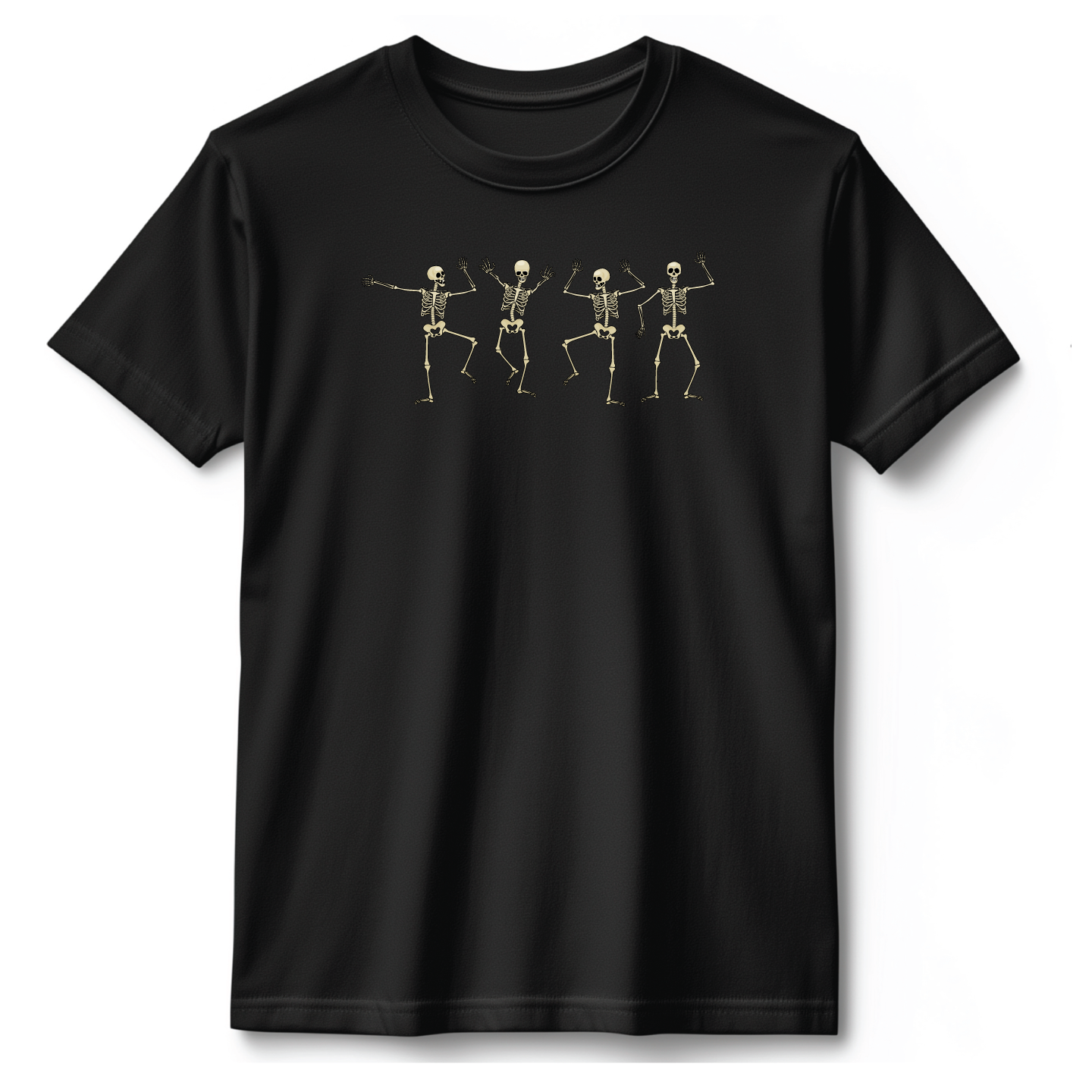 Skeleton Dance Halloween Tee Shirt