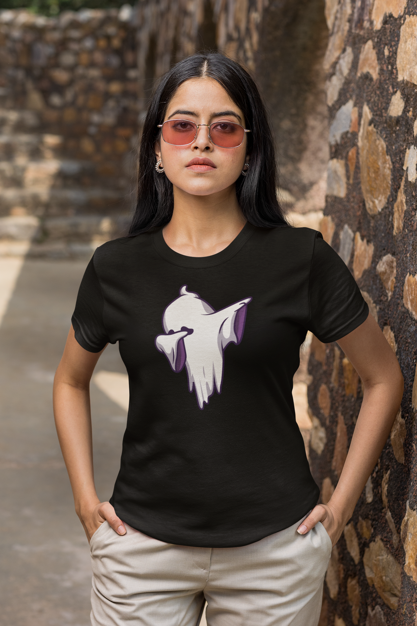 Ghost Dab Halloween Tee Shirt