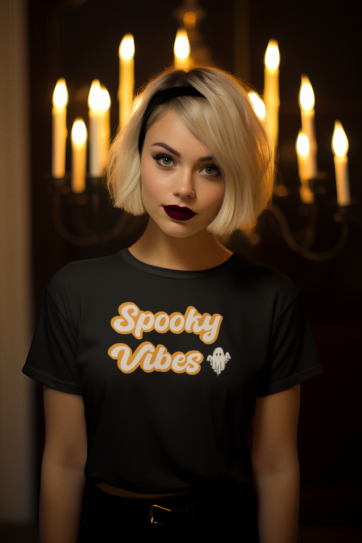 Spooky Vibes Halloween Tee Shirt