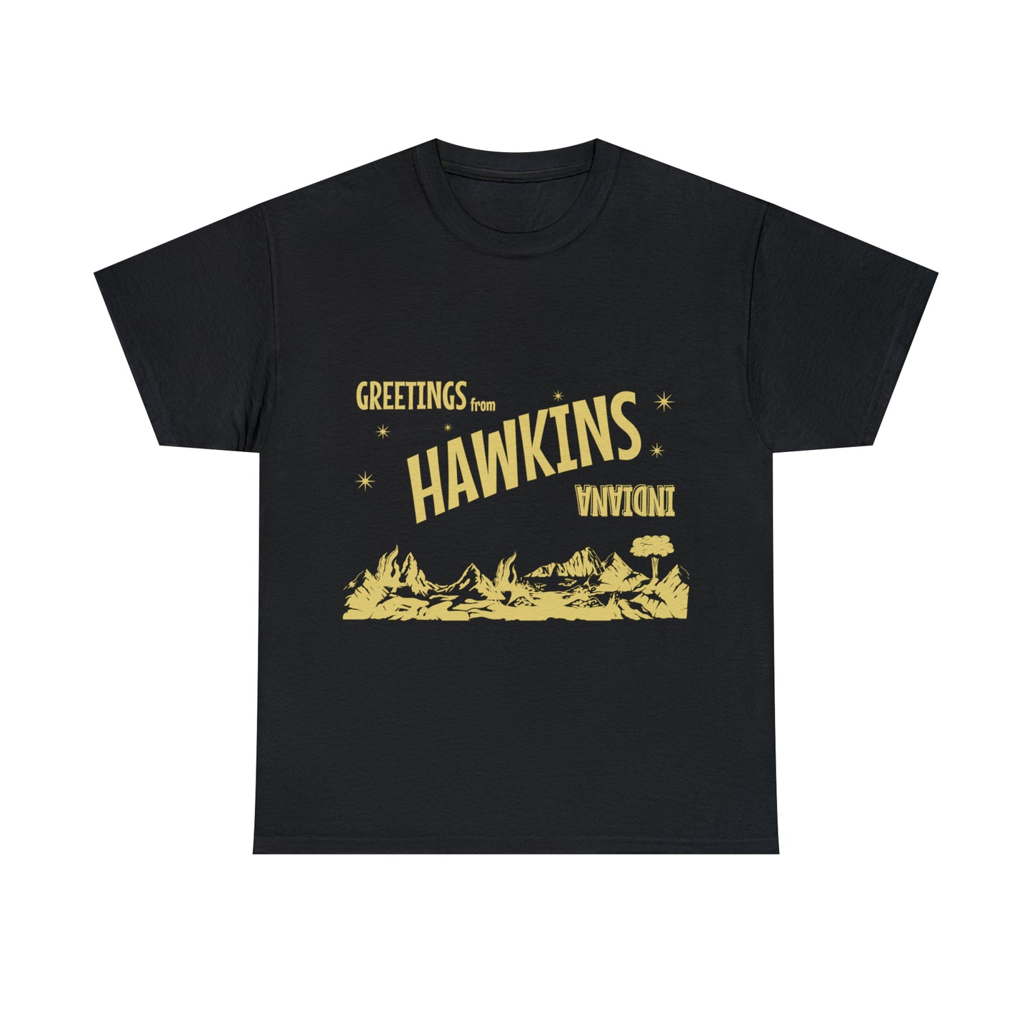 Greetings From Hawkins The Upside Down Parody T Shirt